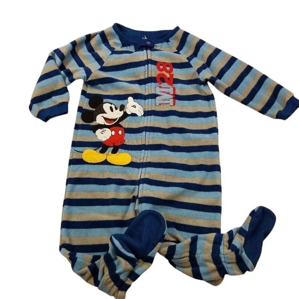 Mickey footed pj's 12-18 months
